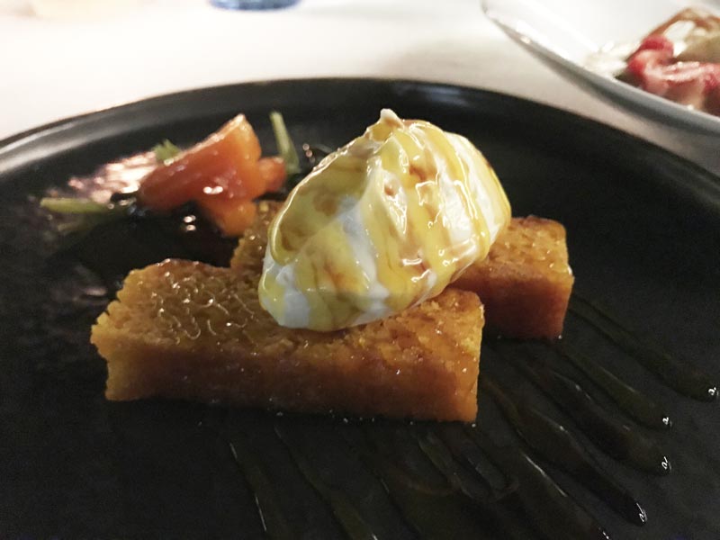 carrot cake restaurante el xalet de montjuic
