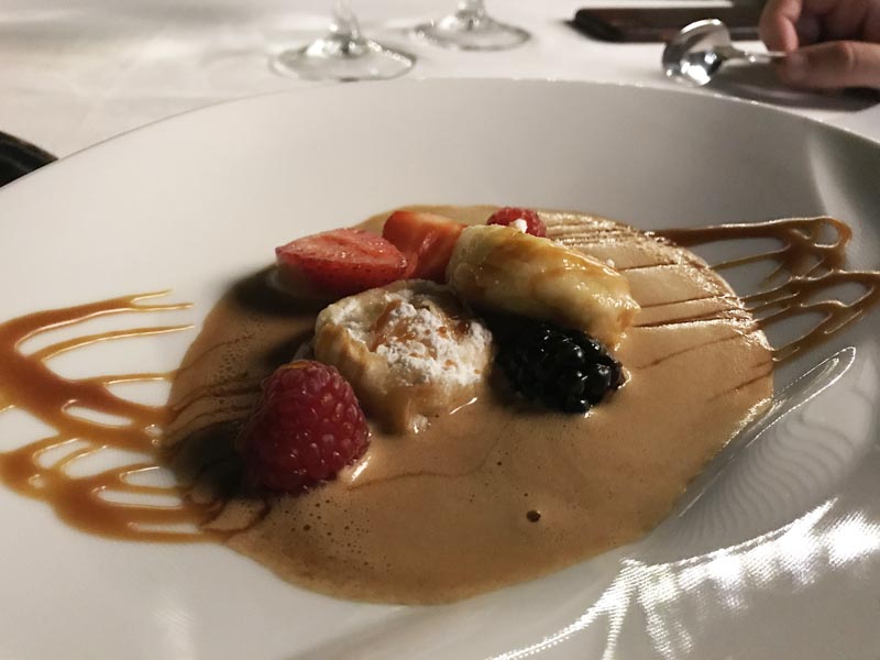 postre restaurante el xalet de montjuic