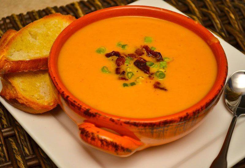 crema de calabaza restaurante vegetariano aguaribay