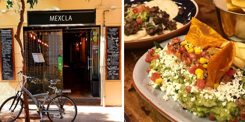 mexcla restaurante mexicano en gracia barcelona